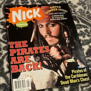 Nickelodeon Magazine Pirates of the Caribbean Issue